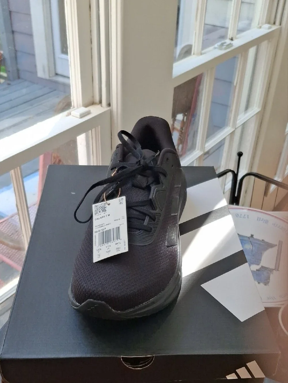 adidas Men's Black Athletic Running Shoe